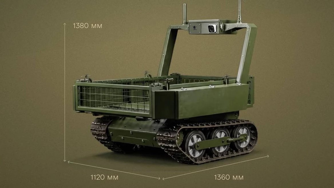 Українські наземні дрони Vepr отримають бойові модулі «Шабля»