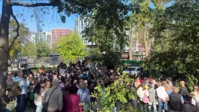На Теремках у Києві сталася сутичка через будівництво теплотраси