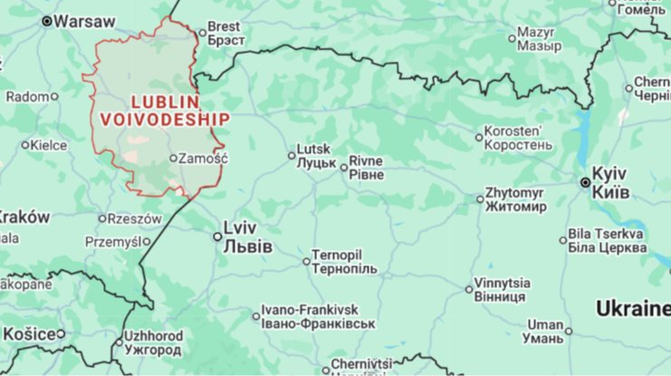 Уряд Польщі вважає, що в Люблінському воєводстві впала російська ракета