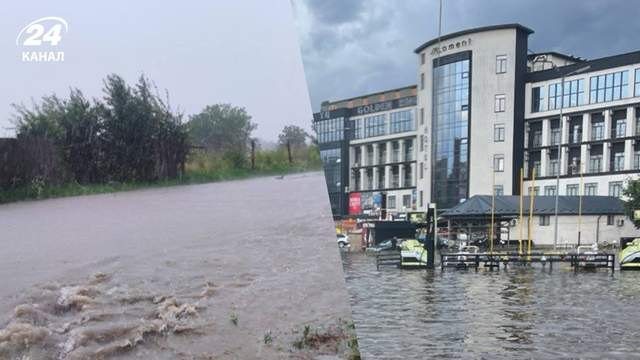 Сильна злива затопила Тернопіль та Хмельницький: міста потерпають від негоди