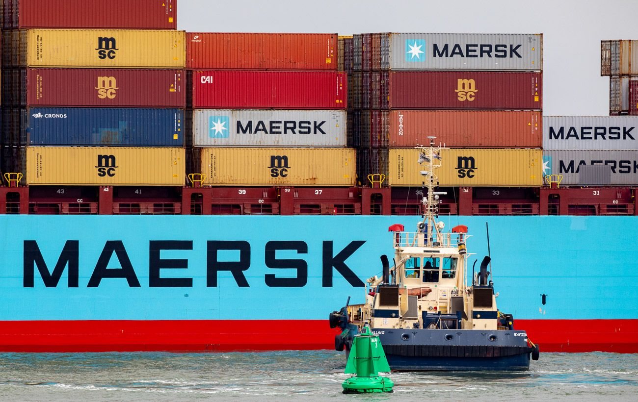 Maersk тимчасово припиняє контейнерні перевезення до України через загрози в Чорному морі