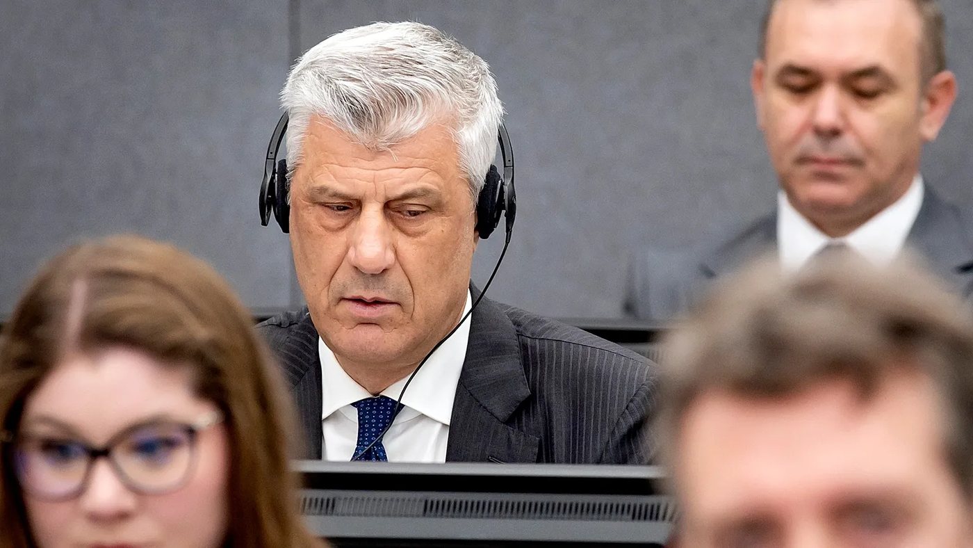 Експрезидента Косова Хашима Тачі засуджено до 25 років ув'язнення за воєнні злочини